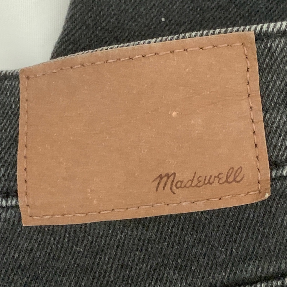 Madewell The Girljean Black Rip Knee Skinny Jeans 28 - Picture 5 of 11